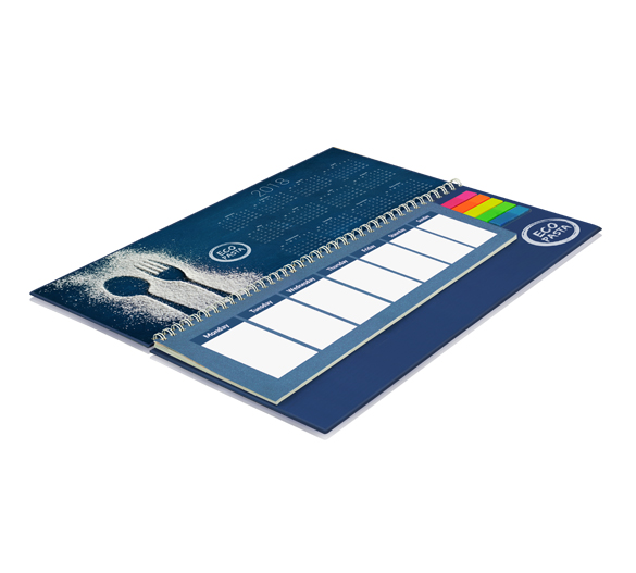 PM210 Kalender mit Bookcover-Aufsteller