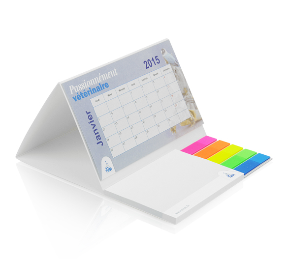 PM260 Kalender mit Karton-Aufsteller